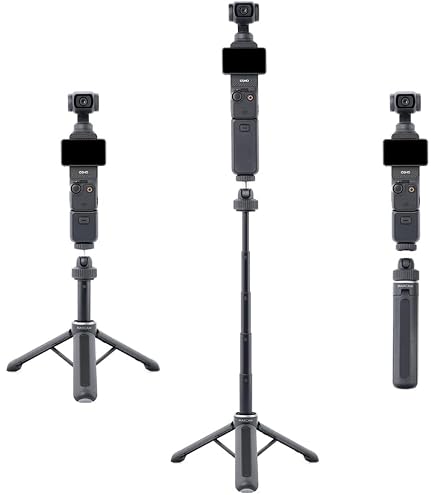 Amazon | MAXCAMはDJI Osmo Pocket 3用自撮り棒に適合します 51cm延長