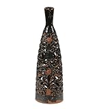 Privilege International 79020 Ceramic Vase with Lid, Large by Privilege International [並行輸入品]
