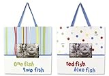 Trend Lab Dr. Seuss Frame Set, One Fish Two Fish (2 - pack) by Trend Lab [並行輸入品]