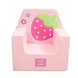 アルジップマット ALZIP mat 【子供用 ソファ チェア Alzip sofa】 ストロベリー 国際検査済みPU素材使用