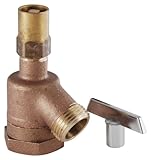 Ldr 020 7915 3 / 4インチby 1インチBent鼻ガーデンバルブ、真鍮