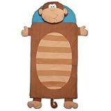Stephen Joseph Monkey Nap Mat, Brown/Blue by Stephen Joseph [並行輸入品]
