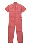 ディッキーズ Dickies (山田辰)夏用半袖 ヒッコリーツヅキ服 811 レッド Mサイズ