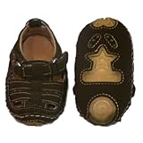 Rising Star幼児BoysブラウンローファースタイルサンダルStrappyベビーベッド靴 カラー: ブラウン