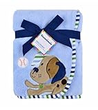Garanimals Play Ball Embroidered Puppy Fluffy Fleece Blanket by Garanimals [並行輸入品]
