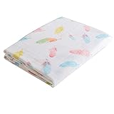 Firlar　新生児用毛布　ベビー　 赤ちゃん　おくるみ 　ブランケット　バスタオル　柔らかく　ソフト　モスリンコットン　毛布カバー良い通気性　出産祝い プレゼント　120*120cm 全4種類