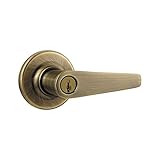 Kwikset Delta Entry Lever in Antique Brass [並行輸入品]