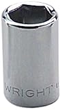 Wright Tool 20-09MM 1/4 Drive 6 Point Standard Metric Socket, 9mm by Wright Tool