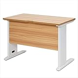 R・Fヤマカワ スチール脚デスク 天板カラー：ナチュラルK W1000×D600×H700mm RFSLD-1060NA-L ナチュラルK×ホワイト