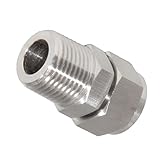 SONONIA 全4タイプ４サイズ　ステンレス製　クイック　カプラー　ネジ - 16mm直径。 12mm ODチューブ用雄ネジ