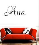 Ana girl name or boy name room name wall quote art vinyl decal sticker by Children room sticker [並行輸
