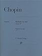 ショパン: バラード 第3番 変イ長調 Op.47/原典版/ヘンレ社/ピアノ・ソロ