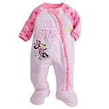 ディズニー (Disney) ミニーマウス 冬用フリース カバーオール 足つき ロンパース ベビー用 (6-9M (65cm)) [並行輸入品]