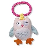 Carter's Unisex Baby Owl Ziggle Plush Clip Pull Toy [並行輸入品]