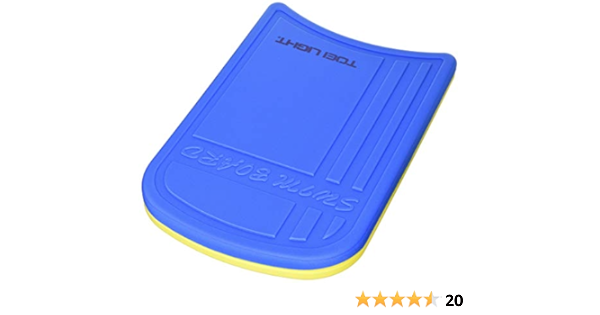 Amazon Toei Light トーエイライト スイミングボード 青 黄 B7894b ビート板 練習用 表面スキン層により強度アップ 裏面スリット採用 トーエイライト Toei Light ビート板 パドル ヘルパー