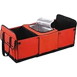車用 収納ボックス保冷タイプ ミニカーゴ 赤