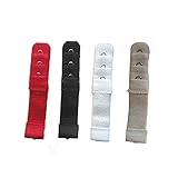 I BECOME FREE 伸びる 延長ブラホック ブラジャーホック １段 (4色セット)