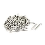 uxcell フィリップスのセルフタッピングネジ M4 x 30mm ステンレス鋼 50枚入り