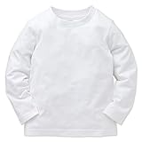 西松屋 [EFD] 天竺無地長袖Tシャツ 【100cm・110cm・120cm・130cm・140cm】　130　ホワイト