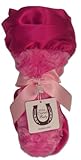 Max Daniel Baby Rosebuds and Satin Security Blanket - Hot Pink by Max Daniel Designs