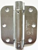 3.5 " X 3.5 " X 2.5 MM x 5 / 8 "半径調節可能なスプリングhinge-サテンクローム