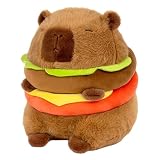 REDICE ぬいぐるみ カピバラ 動物のぬいぐるみ ハンバーグ 【正規品】【2026年新素材】 肌に優しい カピバラのぬいぐるみ 特大 もちもち カピバラ 抱き枕 かわいい 癒し 誕生日 プレゼント (35cm)