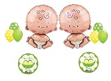 新しいベビーTwins 。WelcomeベビーシャワーBallonパーティーSupplyキット