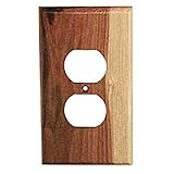 Sierra Lifestyles Traditional Switch Plate, 1 Duplex, Rustic Switch Plate Hickory by Sierra Lifestyl
