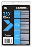 Arrow Fastener 50MP T50 Staple Multi-Pack, 1875-Pack [並行輸入品]