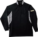 SM:4382 ハーフジップ長袖Tシャツ【SMT】[M 06: ブラック]