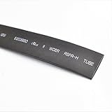 熱収縮チューブ 収縮率50% スミチューブAに相当 Φ22mm～Φ45mm 黒(ブラック) (Φ25mm　315円/ｍ　HS25)