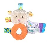 Mary Meyer Taggies Sherbet Lamb Barnyard Rattle Toy [並行輸入品]
