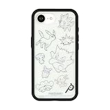 グルマンディーズ ポケットモンスター IIIIfit プランプフレーム iPhone16e 対応 ケース ブラック POKE-978BK