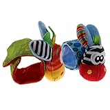 【ノーブランド品】幼児　赤ちゃん　柔らかい　靴下　おもちゃ　ふくらはぎ　ガラガラ　全6タイプ - ＃4