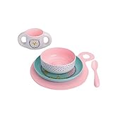Suavinex 3158373 'Learn to Eat' Dining Set for Girls by Suavinex
