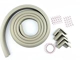HuanX35 6.5Ft Edge Protectors + 4 Corner Cushion Baby Safety Edge Corner Cushion Anti-Collision Angl