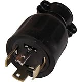 アメリカン電機:アメリカン電機 引掛形 ゴムプラグ 接地3P20A250V 4222R 型式:4222R