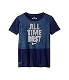 (ナイキ) NIKE キッズTシャツ All Time Best Dri-Fit Tee (Little Kids) Binary Blue 4 Little Kids n/a [並行輸入品]