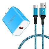 急速充電器 type-c Android充電器 qc3.0充電器 18W/3A ChriPow スマホ充電器 Type-C 急速充電 USB-Cケーブル 1.83m/1本 QC3.0アダプター アンドロイド充電器 タイプCコード USB充電器 type c acアダプター USBコンセント 急速充電 USB電源アダプタ Google Pixel 7 7Pro 6a OPPO reno 7A 5A,Xperia Ace III,AQUOS wish2 sense6,Xiaomi Redmi Note 10,Galaxy S22 A22,Ulfone Note 13P 12P 10P 9P 6P,Armor 12 X9(ホワイト）