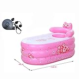 インフレータブルバスタブ肥厚プラスチック折りたたみ単純な家庭の大人のバスルームのバスタブの浴槽バスのバレルのバスタブ ( カラー から゜ : ピンク ぴんく , サイズ さいず : 90*160センチ