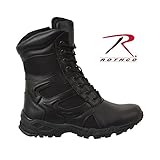 Rothco 8 " Forced EntryブラックSide Zip Boot カラー: ブラック