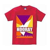HOORAY(フーレイ) ダンス 衣装 ヒップホップ サイズは160?XLまで Tシャツ L レッド