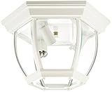 BOSTON HARBOR BRT-BPO2003-WH Bevel Glass Porch Light White [並行輸入品]