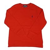 (ポロ ラルフローレン)POLO Ralph Lauren キッズ Tシャツ 長袖 ポニーマーク[並行輸入品] レッド 7