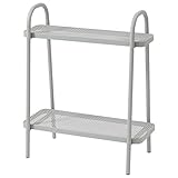 ルームアンドホーム プラント2段棚 ライトグレー 43.5 X 25 X 60cm