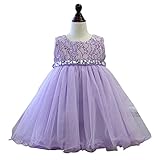 ベビードレス 003902 女の子 ベビー フォーマル ドレス ワンピース セレモニー [リトルプリンセス] Little Princess 90cm ライラック