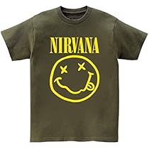 ニルヴァーナ バンドTシャツ NIRVANA ニルヴァーナ Tシャツ バンドTシャツ ブラック