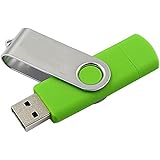小容量のUSBフラッシュドライブ1GBのUSB 2.0メモリスティック スイベルペンドライブポータブルUディスクグリーン1個でラブリーアンドプロフェッショナル