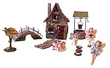 Boston International Fairy Garden Village Decorative Set