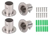パイプソケット ステンレススチール 金具 25mm チューブ 4個 レバー ソケット